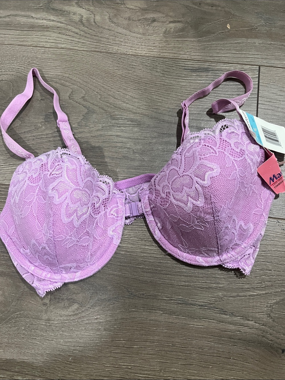 Maidenform Lavender Lace Underwire Bra